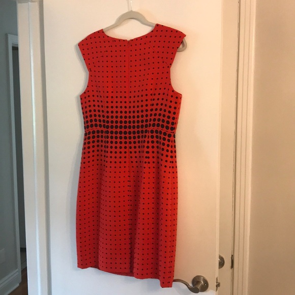 Brand new red and polka JCrew Sheath - Picture 3 of 3